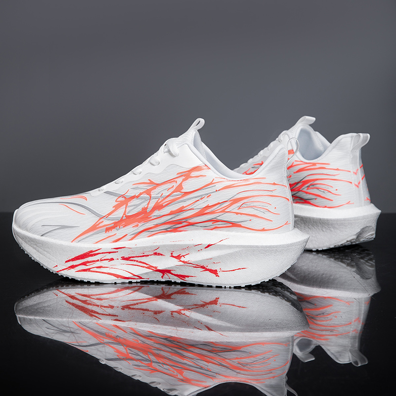 Running Shoes Lightweight - รองเท้าวิ่งผู้ชาย คาร์บอนบอร์ด สำหรับมาราธอน กีฬาเฉพาะทาง ระบายอากาศได้ดี น้ำหนักเบา