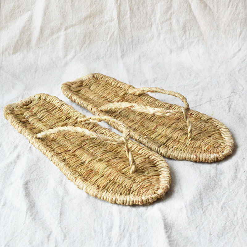 Men Shoes Japan - รองเท้าแตะสําหรับบุรุษและสตรี Drift Beach รองเท้าแตะอะนิเมะญี่ปุ่น Cos ดําเนินการทอมือ