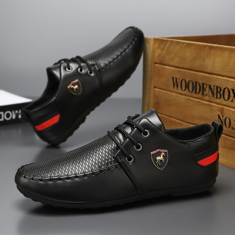 Men'S Shoes For Suits - รองเท้าโลฟเฟอร์ลำลองสีพื้นสำหรับผู้ชาย สวมใส่สบาย กันลื่น ดีไซน์คลาสสิก เหมาะสำหรับโอกาสทางการ