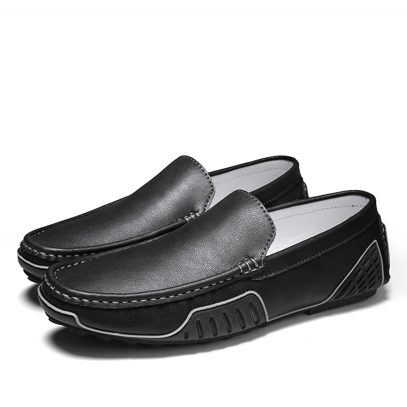 Men'S Shoes Quality Brands - แบรนด์รองเท้าคุณภาพสูงรองเท้าหนังผู้ชายฤดูใบไม้ผลิฤดูร้อนผู้หญิงหนังรองเท้าแตะ Loafers ขนาดใหญ่47 48ขับรถรองเท้า