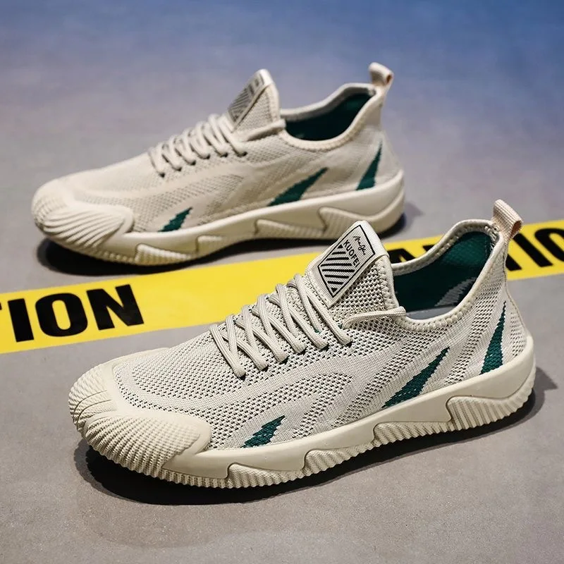 Men'S Shoes For Suits - รองเท้าตาข่ายลำลองสำหรับผู้ชาย ฤดูร้อน สไตล์สปอร์ตใหม่ ระบายอากาศได้ดีและทันสมัย รองเท้าทำงานที่ใส่สบายและใช้งานได้หลากหลาย ทันสมัยและเรียบง่าย