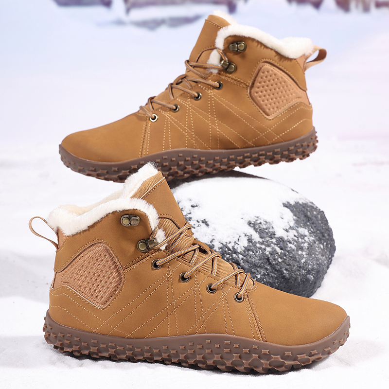 Men'S Shoes Comfortable Walking - รองเท้าบูทผู้ชายแบบสวมใส่สบายสำหรับฤดูหนาว รองเท้าบูทหุ้มข้อสำหรับเดินป่า รองเท้าผ้าฝ้ายแบบสวมใส่สบายสำหรับกิจกรรมกลางแจ้ง รองเท้าบูทหิมะน้ำหนักเบา รองเท้าผ้าใบลำลอง