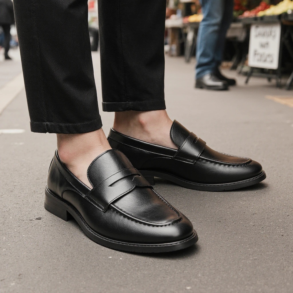 รองเท้าโลฟเฟอร์สีดำสำหรับผู้ชา - Men'S Shoes For Suits บทวิจารณ์และราคา