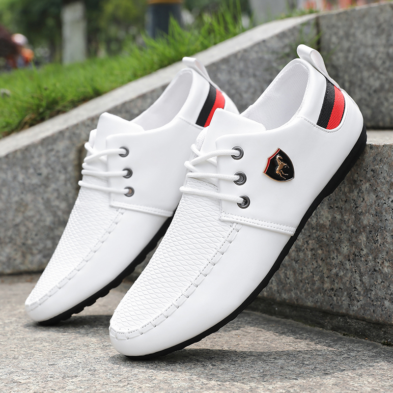รองเท้าโลฟเฟอร์ลำลองสีพื้นสำหร - Men'S Shoes For Suits บทวิจารณ์และราคา