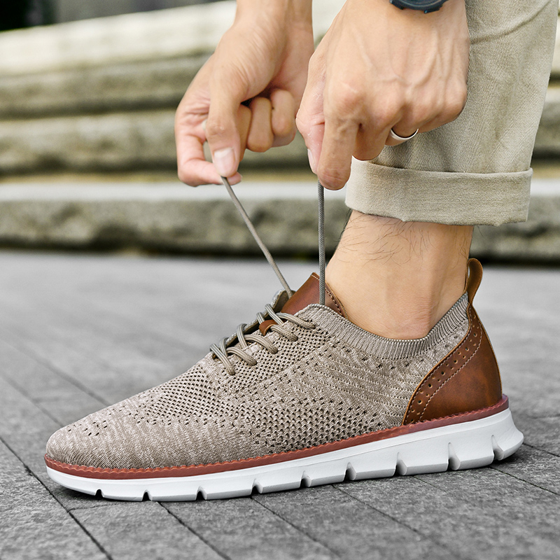 รองเท้าลำลองผู้ชาย คลาสสิก ระบ - Men Shoes Designer บทวิจารณ์และราคา