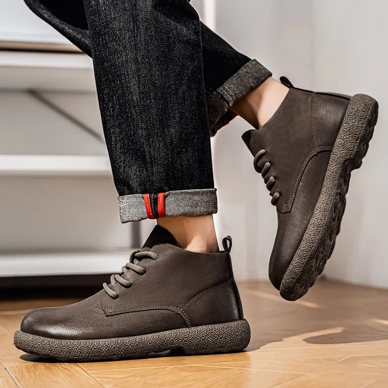 รองเท้าบูทข้อเท้าผู้ชาย รองเท้ - Men Shoes Designer บทวิจารณ์และราคา