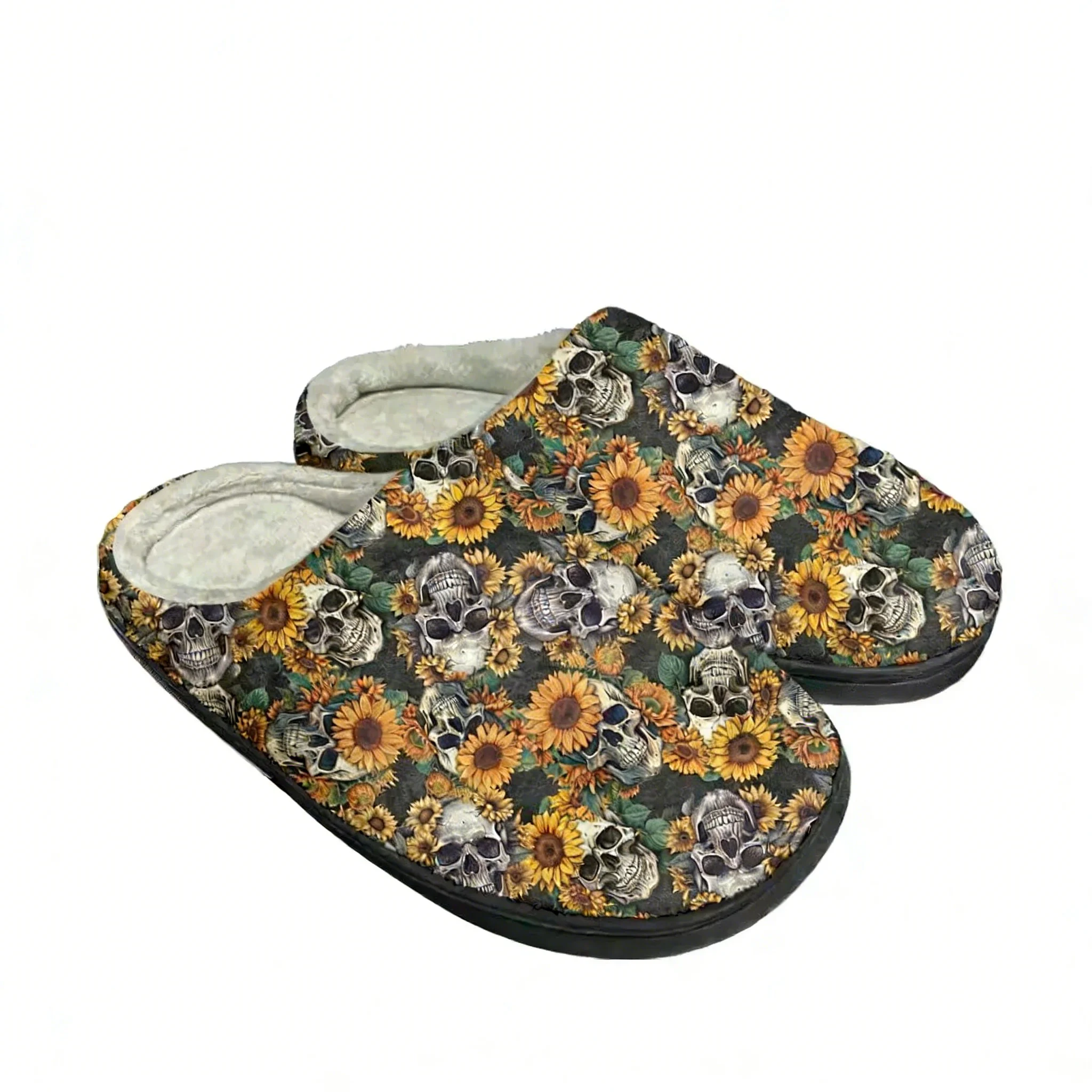 รองเท้าแตะผ้าฝ้ายลายหัวกะโหลกด - Men Shoes Designer บทวิจารณ์และราคา