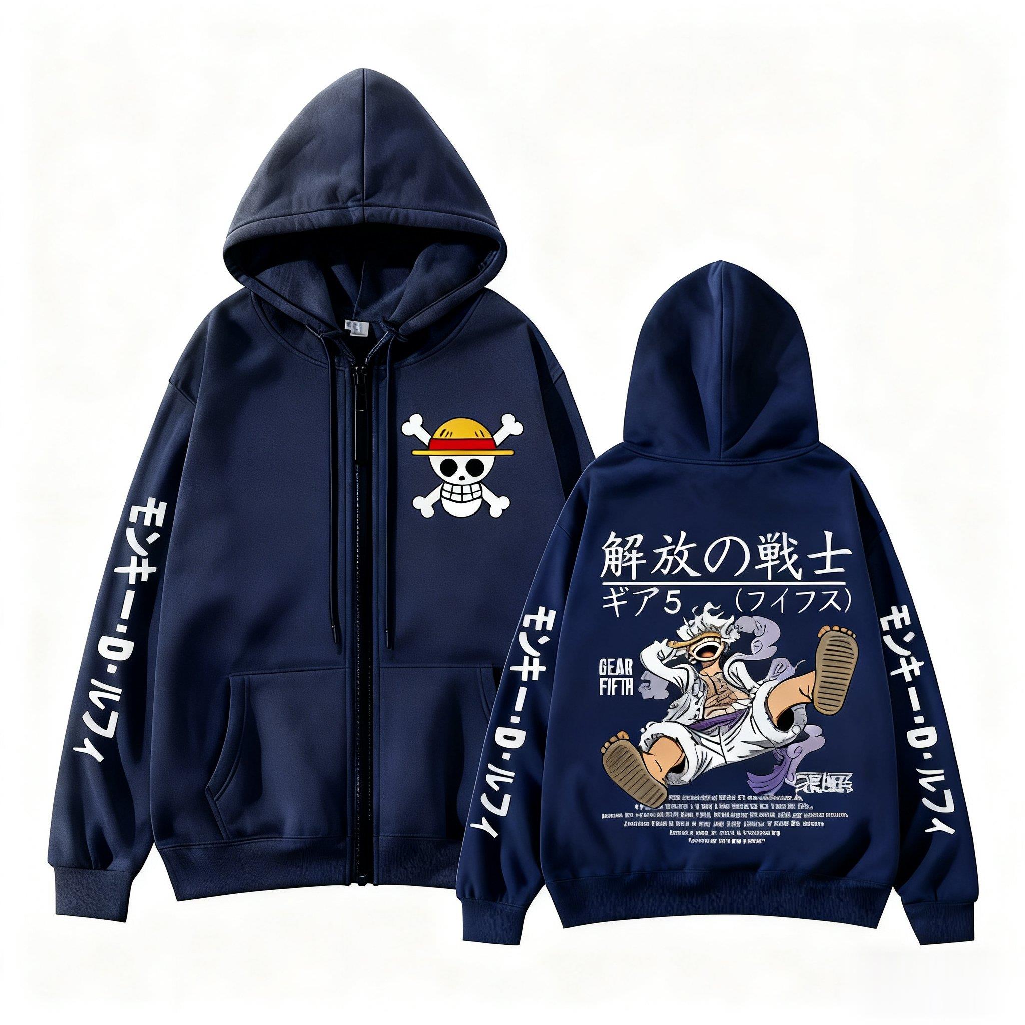 เสื้อฮู้ดซิป Monkey D. Luffy G - Men Shoes Japan บทวิจารณ์และราคา