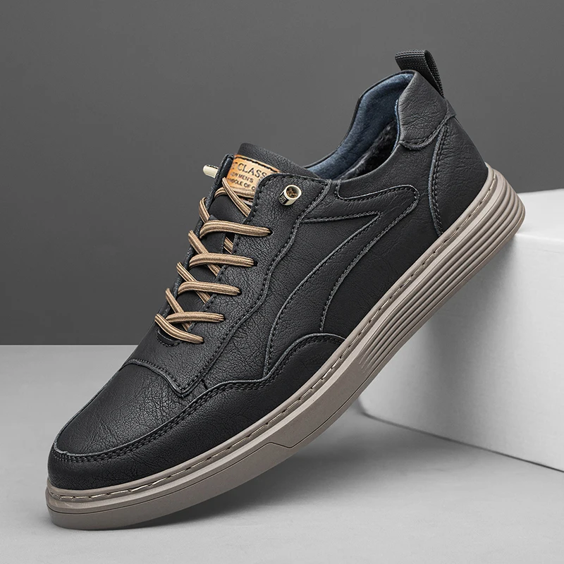 รองเท้าหนังแท้สีดำสำหรับผู้ชาย - Men'S Shoes Quality Brands บทวิจารณ์และราคา