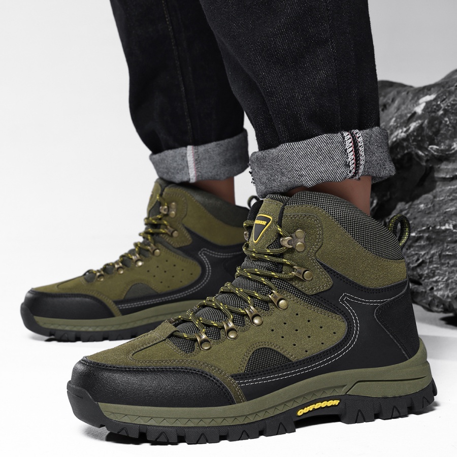 รองเท้าบูทผู้ชาย รองเท้าเดินป่ - Men'S Shoes Comfortable Walking บทวิจารณ์และราคา