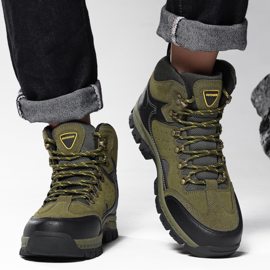 รองเท้าบูทผู้ชาย รองเท้าเดินป่ - Men'S Shoes Comfortable Walking บทวิจารณ์และราคา