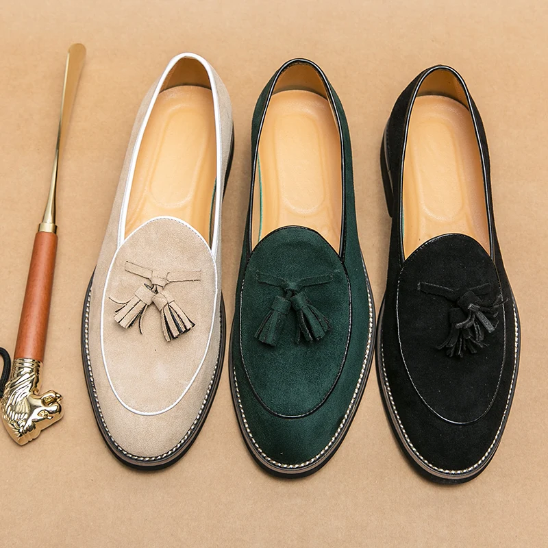 อิตาเลี่ยนแบรนด์หรู Suede ผู้ช - Men'S Shoes Quality Brands บทวิจารณ์และราคา