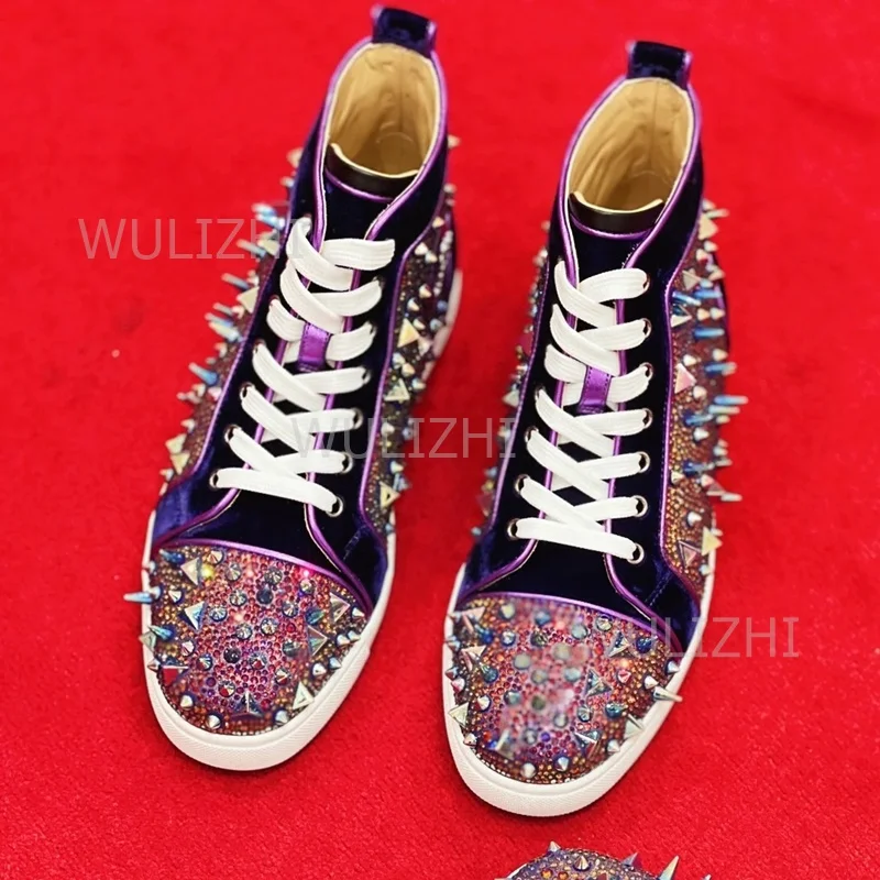รองเท้าผ้าใบผู้ชายสีม่วงเข้มปร - Men'S Shoes For Suits บทวิจารณ์และราคา