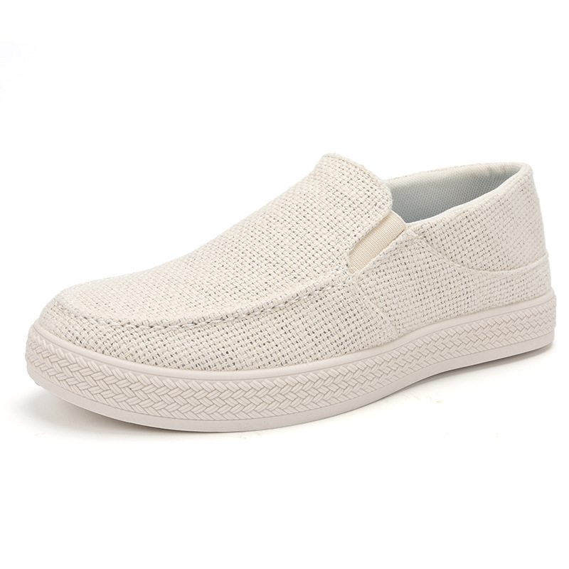 รองเท้าโลฟเฟอร์ผ้าลินินสำหรับผ - Men'S Shoes Comfortable Walking บทวิจารณ์และราคา