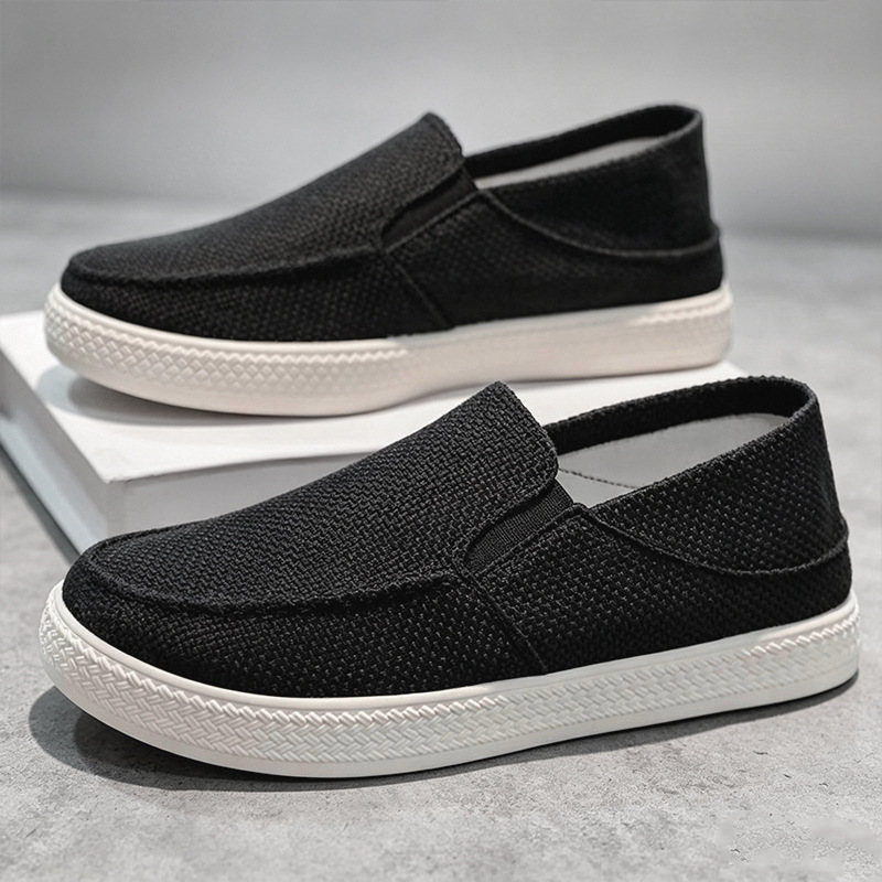 รองเท้าโลฟเฟอร์ผ้าลินินสำหรับผ - Men'S Shoes Comfortable Walking บทวิจารณ์และราคา