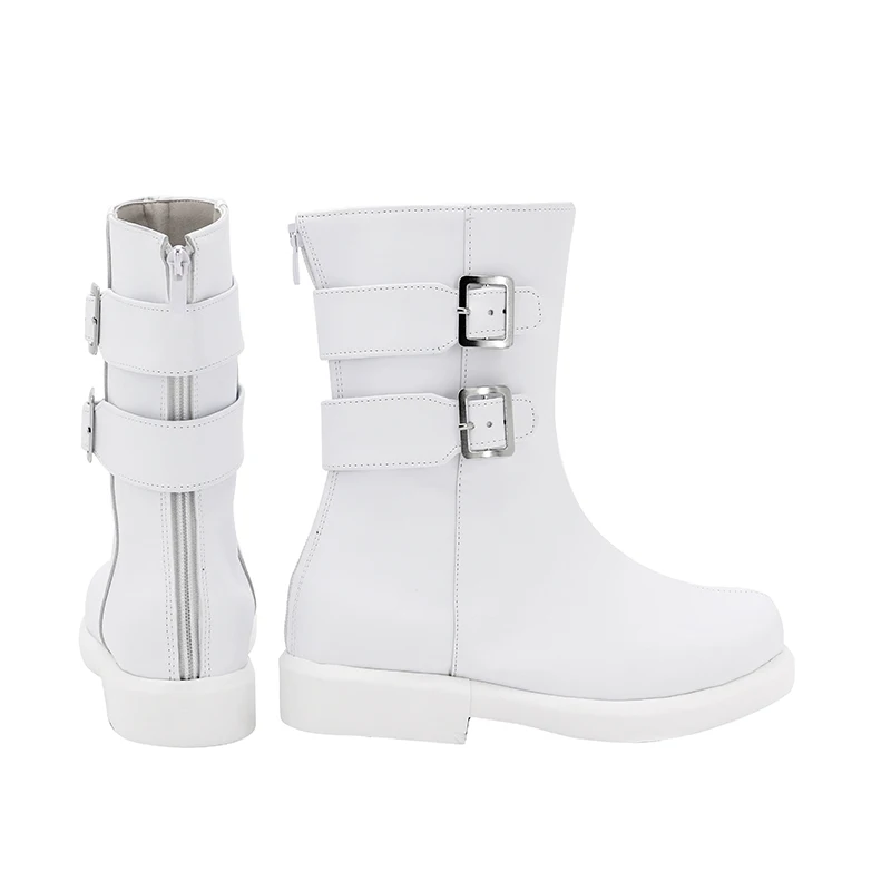 รองเท้าบูทสั้นสีขาว คอสเพลย์อน - Men Shoes Japan บทวิจารณ์และราคา
